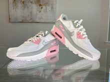 Load image into Gallery viewer, Nike Air Max 90 White/ Pink/ Grey/ Silver - Women’s 8.5