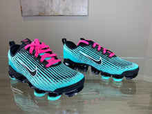 Load image into Gallery viewer, Nike VaporMax - Hyper Turquoise/ Black / Pink Blast - Women’s 8.5