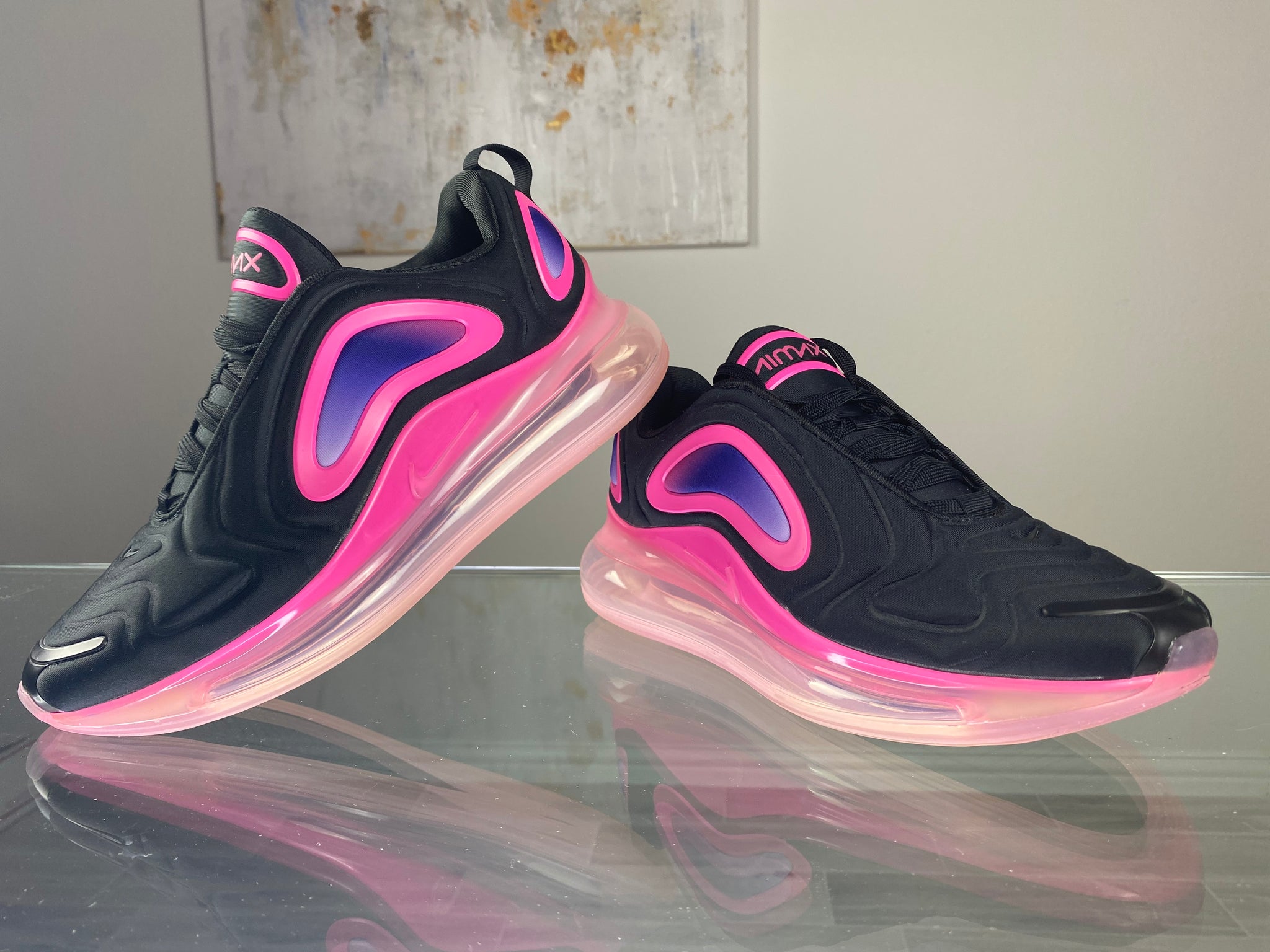 Nike Max 720 - Black/Pink Blast - 8.5M (9.5W) – Capital City Threads